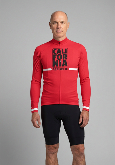 Men's California Republic Series 1 Long Sleeve Cycling Jersey