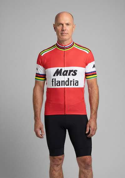 Men's Retro Flanders Short Sleeve Cycling Jersey