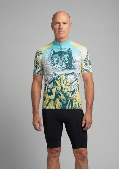 Men's Alice In Wonderland Short Sleeve Cycling Jersey