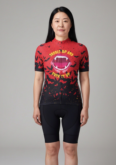 Women's Dracula Short Sleeve Cycling Jersey