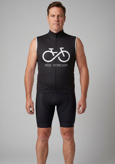 Men's Ride Forever Infinity Sleeveless Tech Cycling Jersey