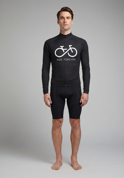 Men's Ride Forever Infinity Long Sleeve Cycling Jersey