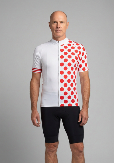Men's Tour de France King of The Mountain Short Sleeve Cycling Jersey