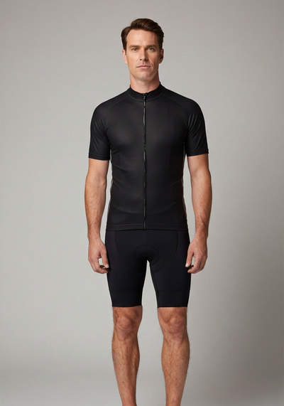 Men's OCG Plain Color Block Short Sleeve Cycling Jersey