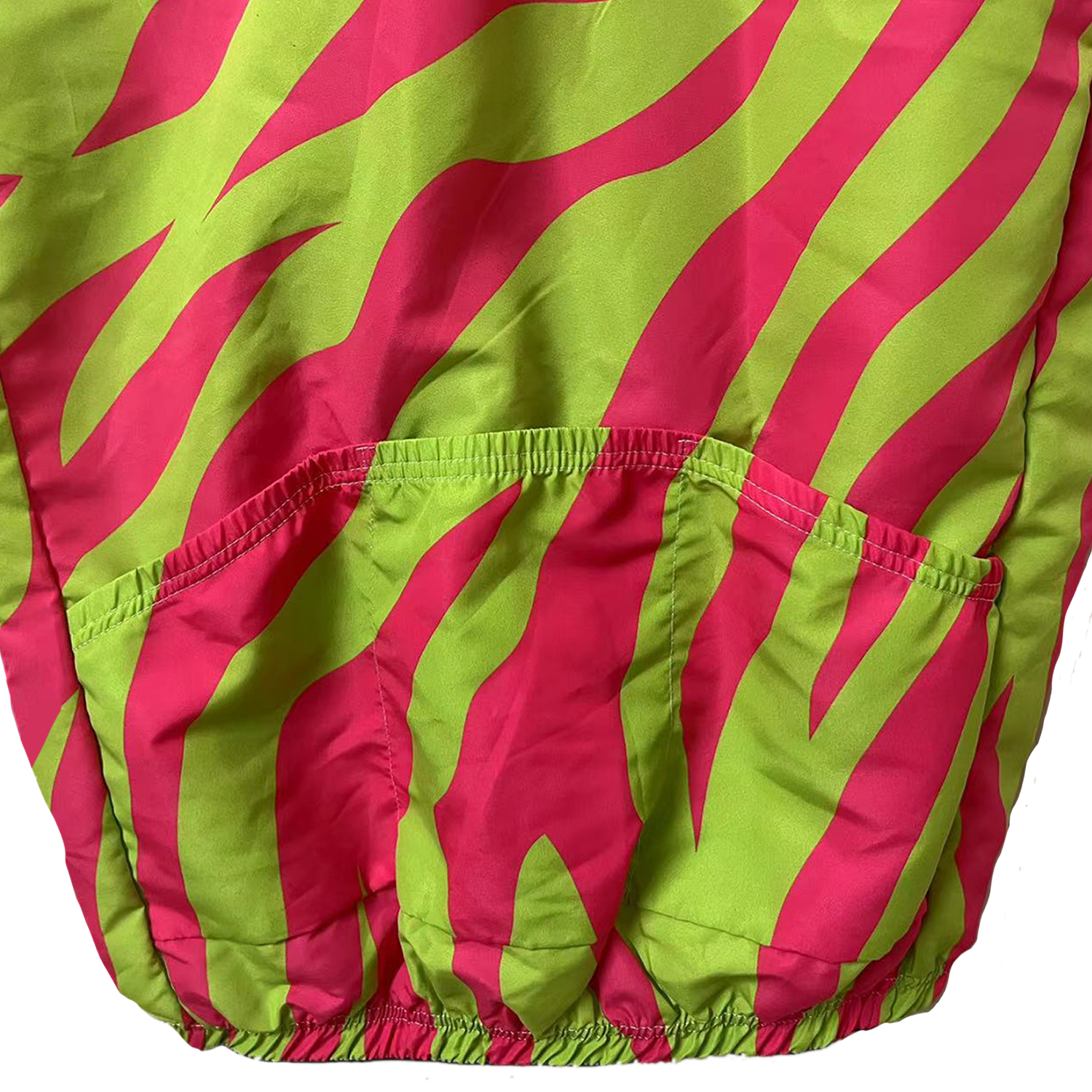 DV Tiger Stripes Pink Lightweight Windproof Water Resistant Cycling Vest