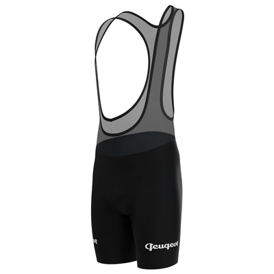 Men's Rubber Road 1930 Gel Padded Cycling Bib - Black