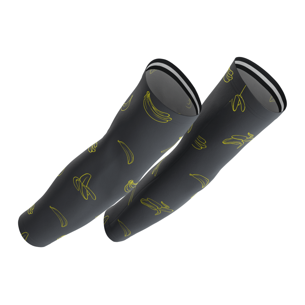 Men's Must Be Bananas Quick-Dry Cycling Arm Warmers