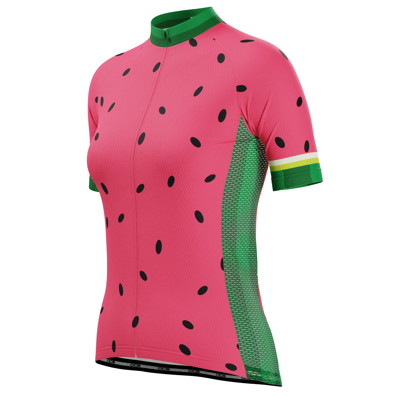 Women's Watermelon Fruity Short Sleeve Cycling Jersey