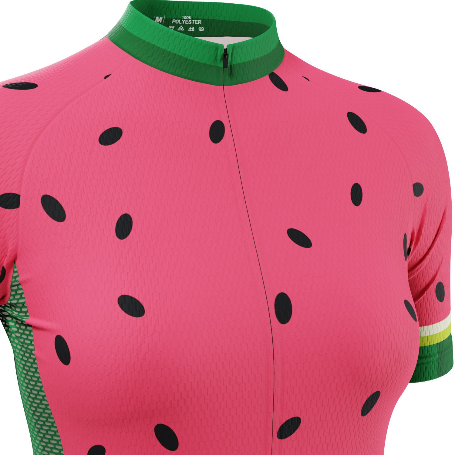 Women's Watermelon Fruity Short Sleeve Cycling Jersey