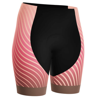 Women's Four Seasons Fall Gel Padded Cycling Shorts - Pink