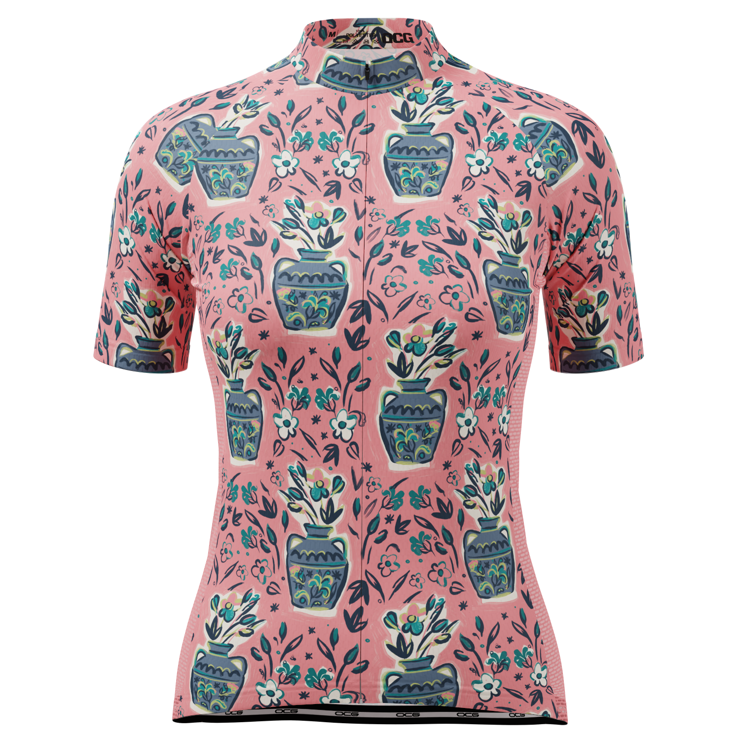 Women's Vases & Flowers Short Sleeve Cycling Jersey
