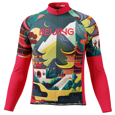 Men's Around The World - Beijing Long Sleeve Cycling Jersey