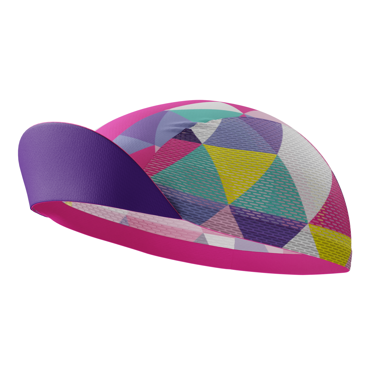 Unisex Color Triangles Quick Dry Cycling Cap