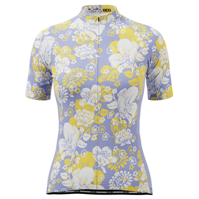 Women's Hawaii Florals Short Sleeve Cycling Jersey