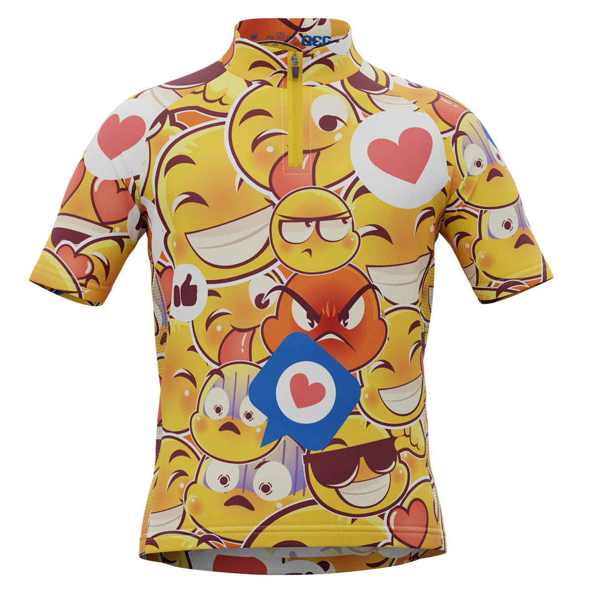 Kid's Emojis Mayhem Short Sleeve Cycling Jersey