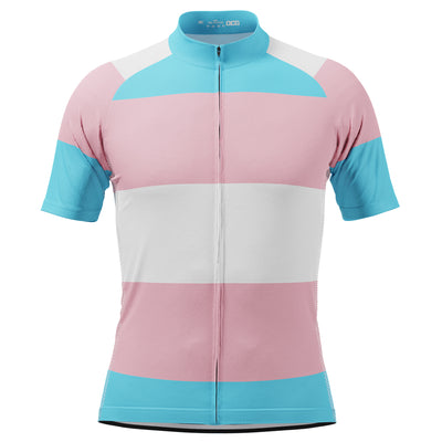 Men's LGBT Trans Pride Short Sleeve Cycling Jersey