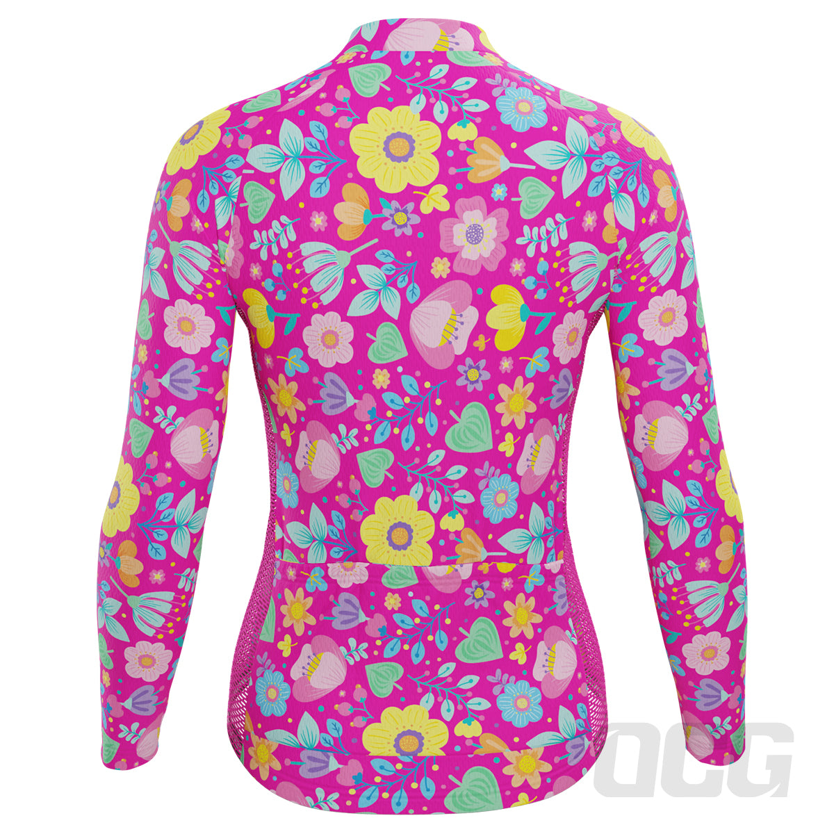 Women's Vixen Bouquet Floral Long Sleeve Cycling Jersey