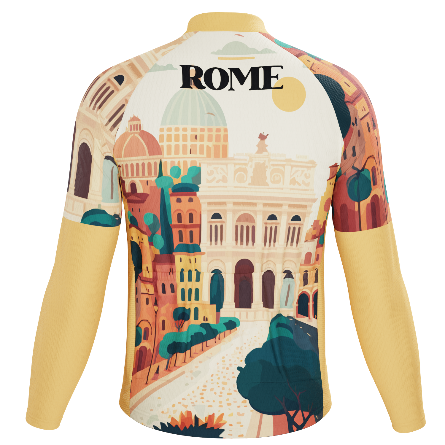Men's Around The World - Rome Long Sleeve Cycling Jersey