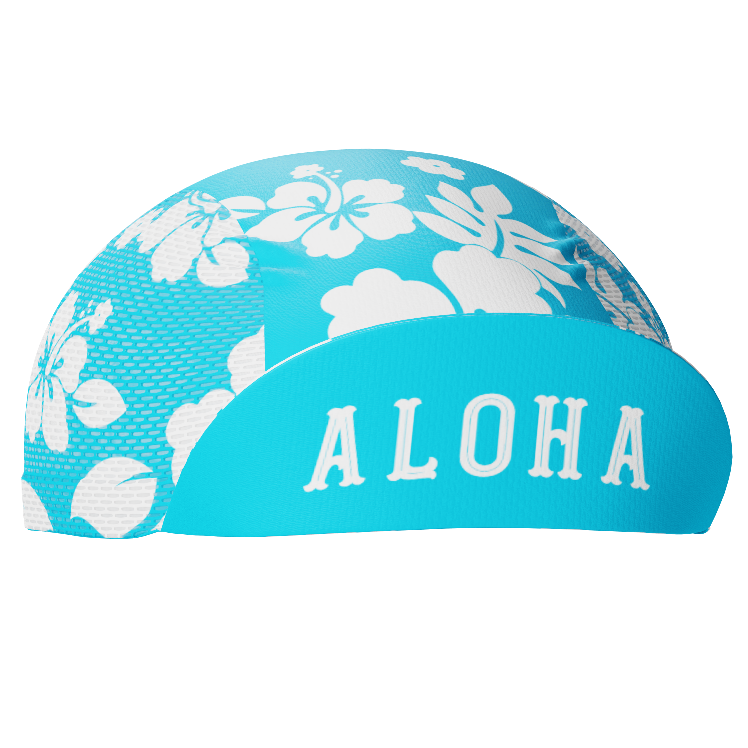 Red Hawaiian Hibiscus Quick-Dry Cycling Cap