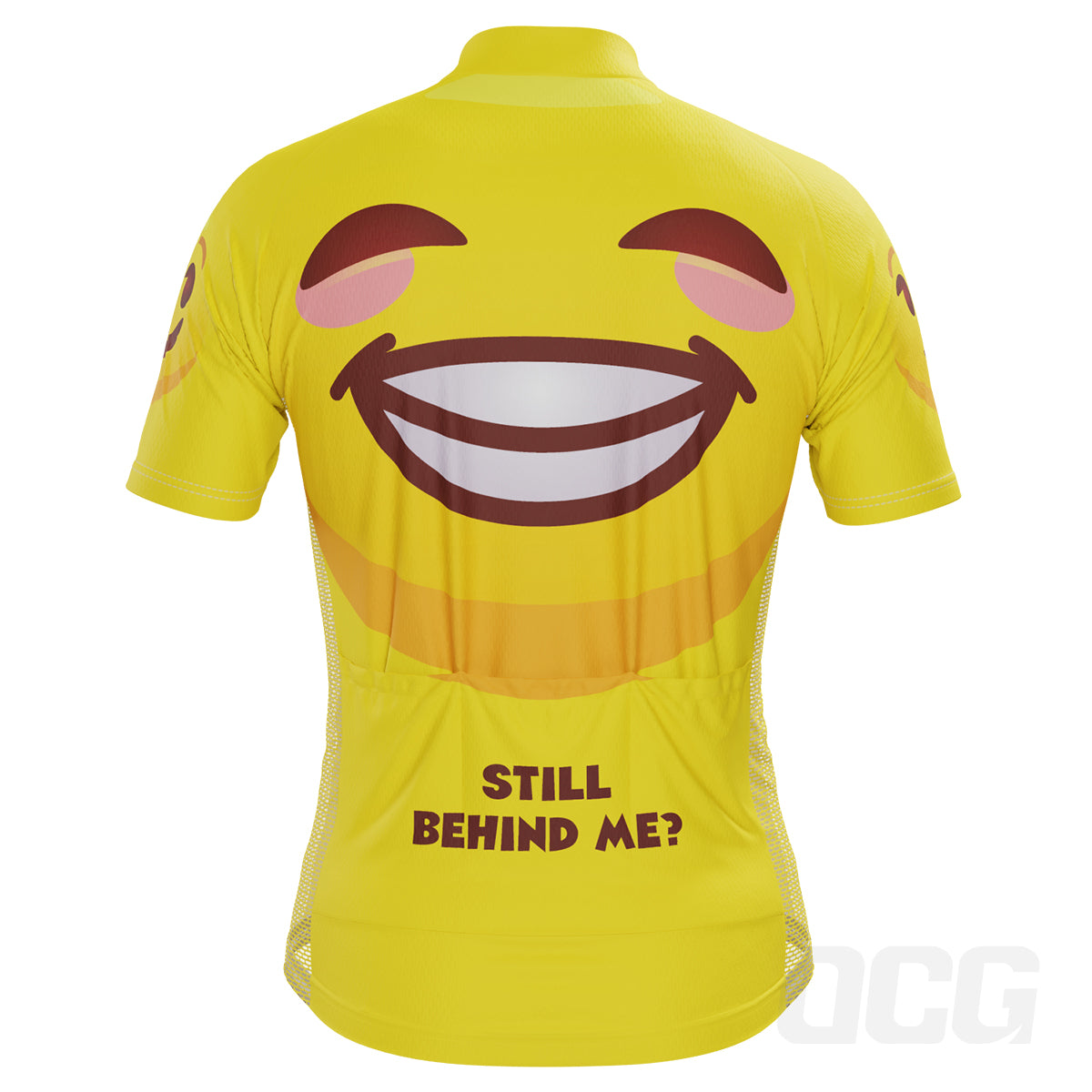 Men's Still Behind Me Emoji Short Sleeve Cycling Jersey