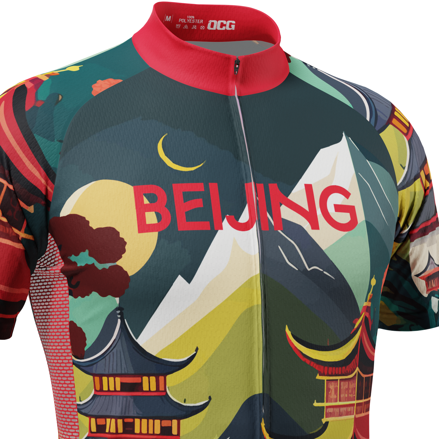 Men's Around The World - Beijing Short Sleeve Cycling Jersey