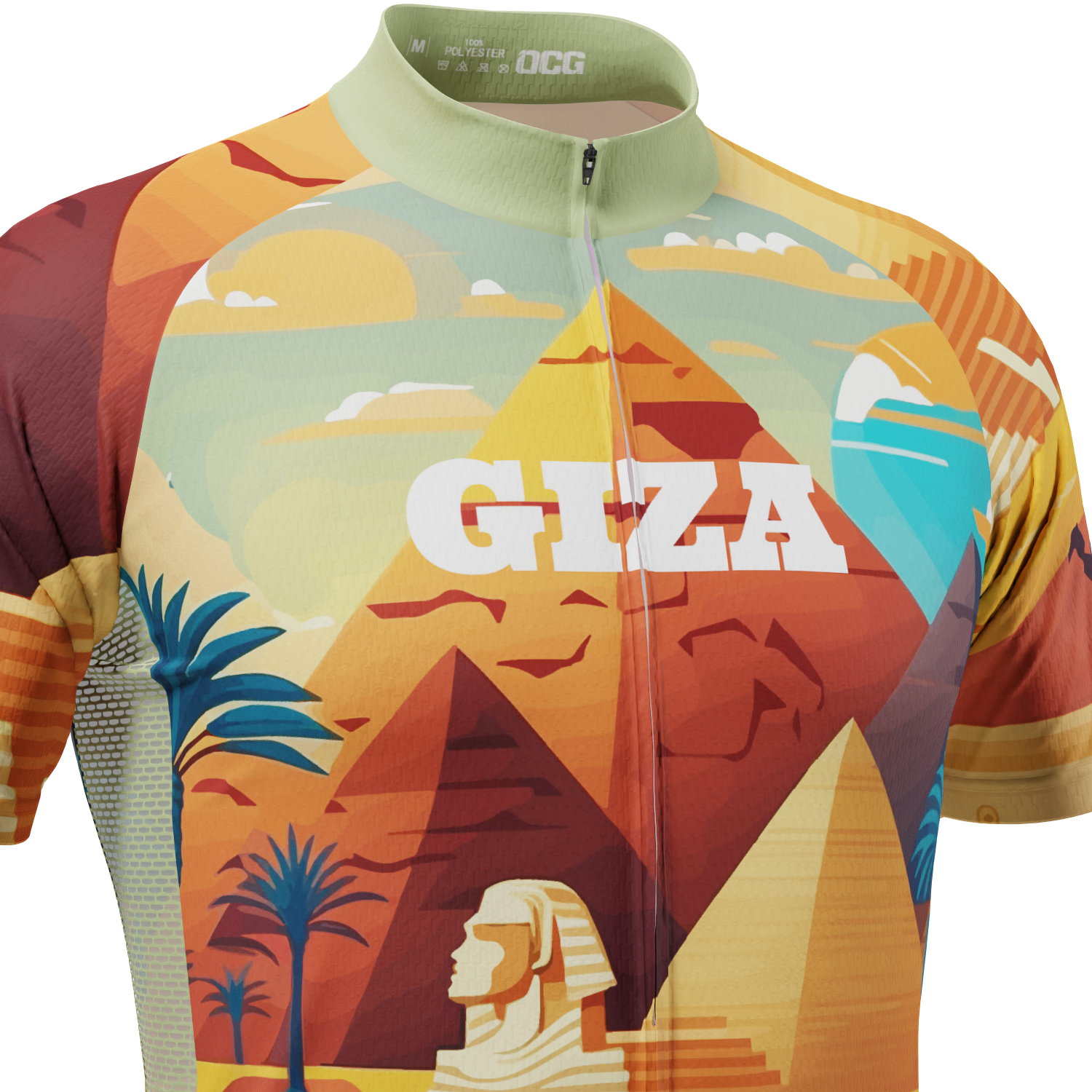 Men's Around The World - Giza Short Sleeve Cycling Jersey