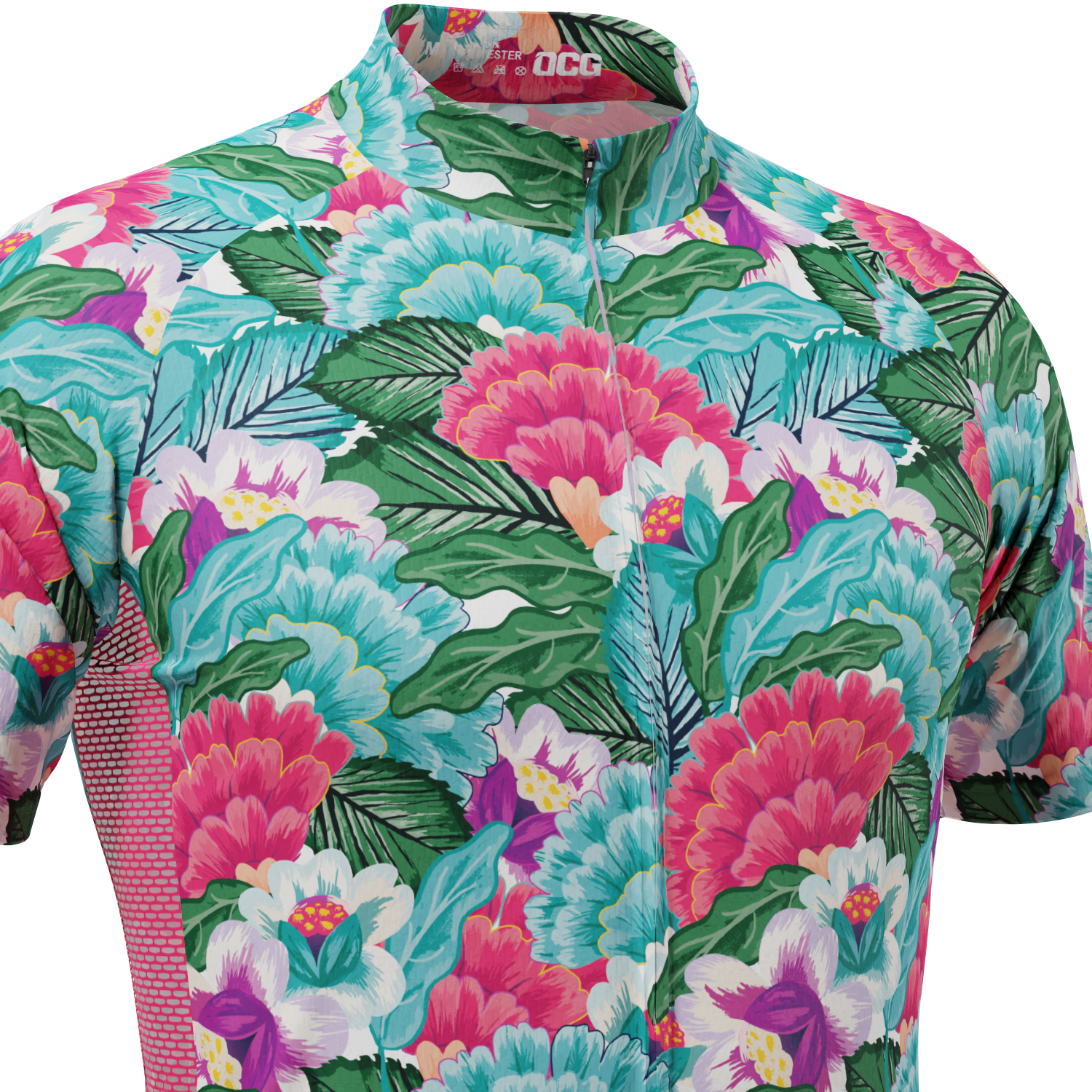 Men's Camelias Short Sleeve Cycling Jersey