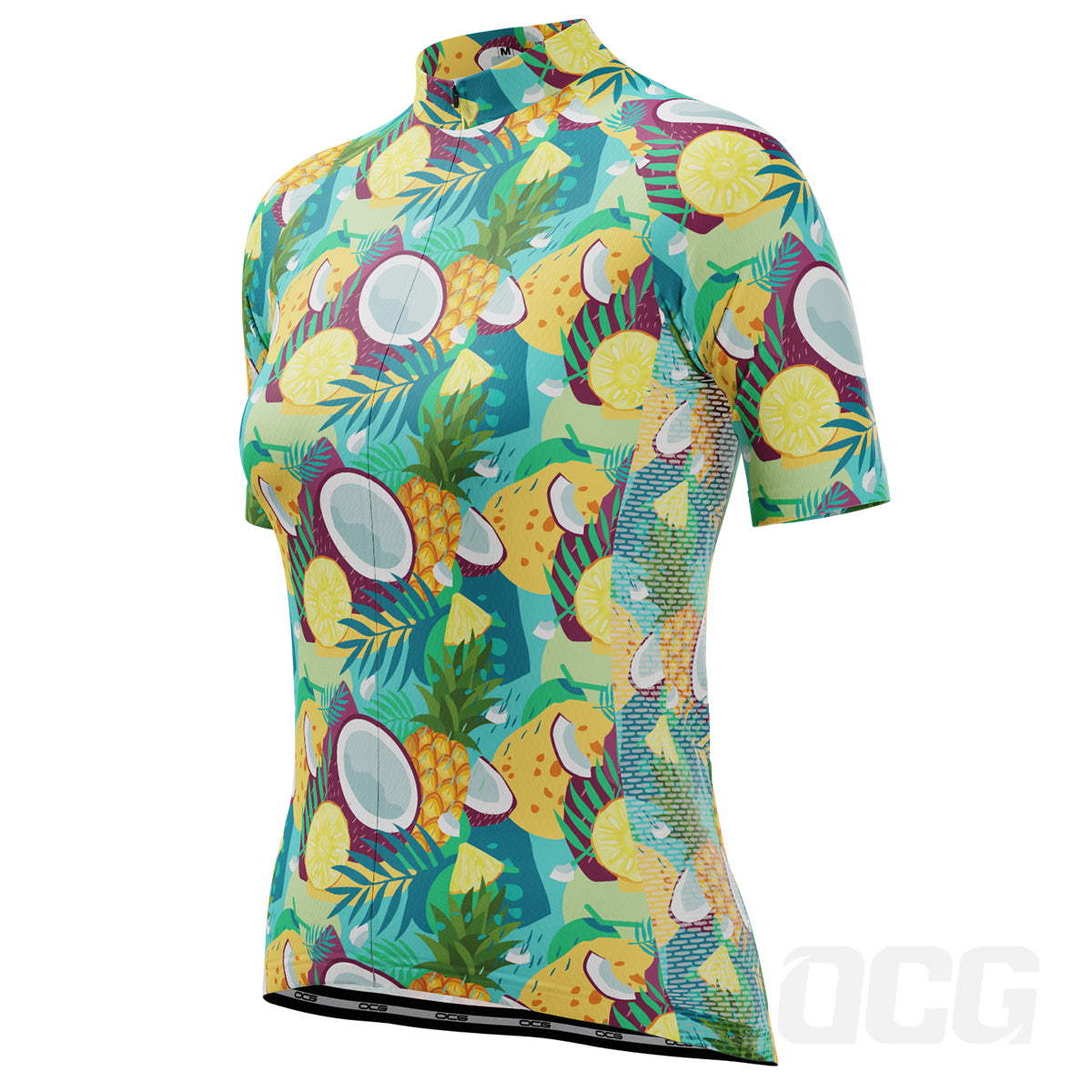 Women's Piña Colada Short Sleeve Cycling Jersey