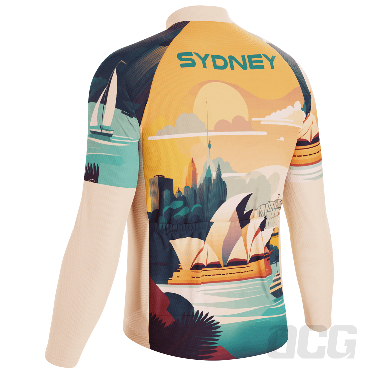 Men's Around The World - Sydney Long Sleeve Cycling Jersey