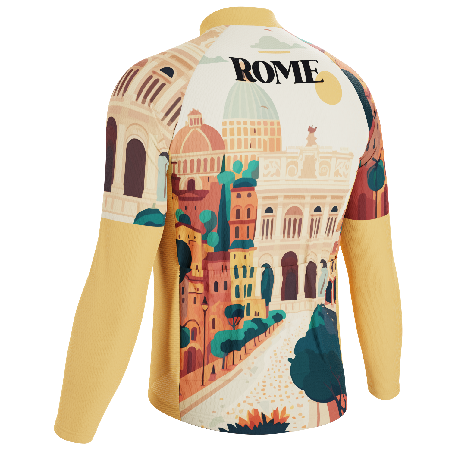 Men's Around The World - Rome Long Sleeve Cycling Jersey