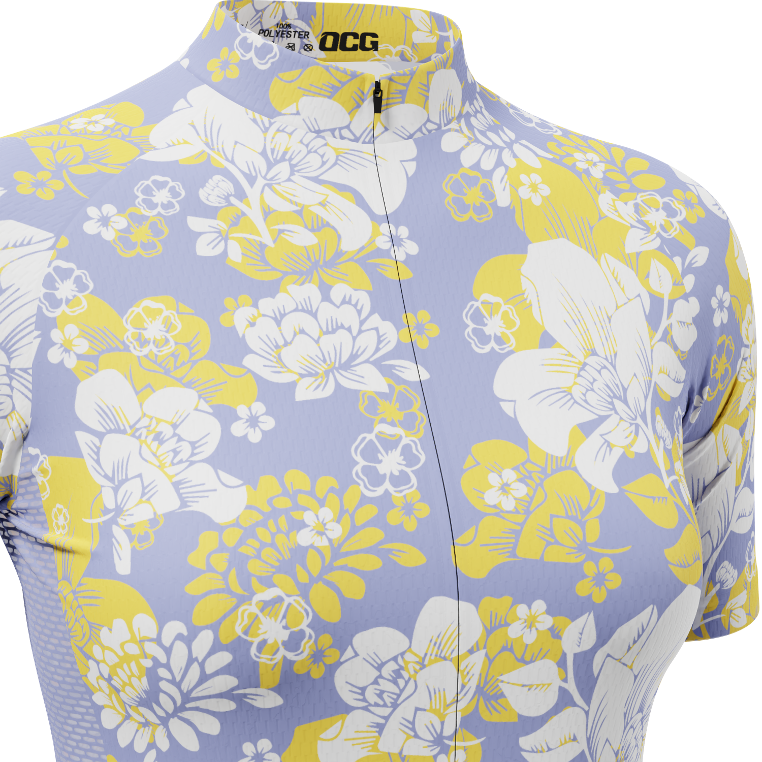 Women's Hawaii Florals Short Sleeve Cycling Jersey