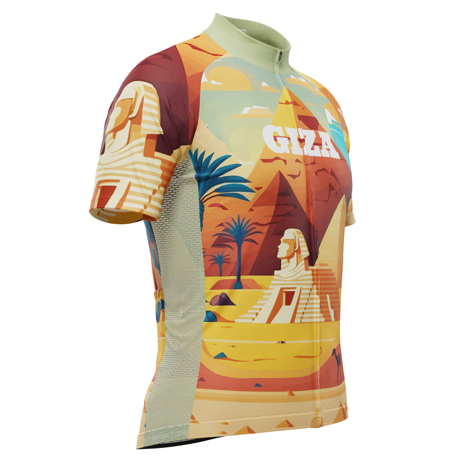 Men's Around The World - Giza Short Sleeve Cycling Jersey