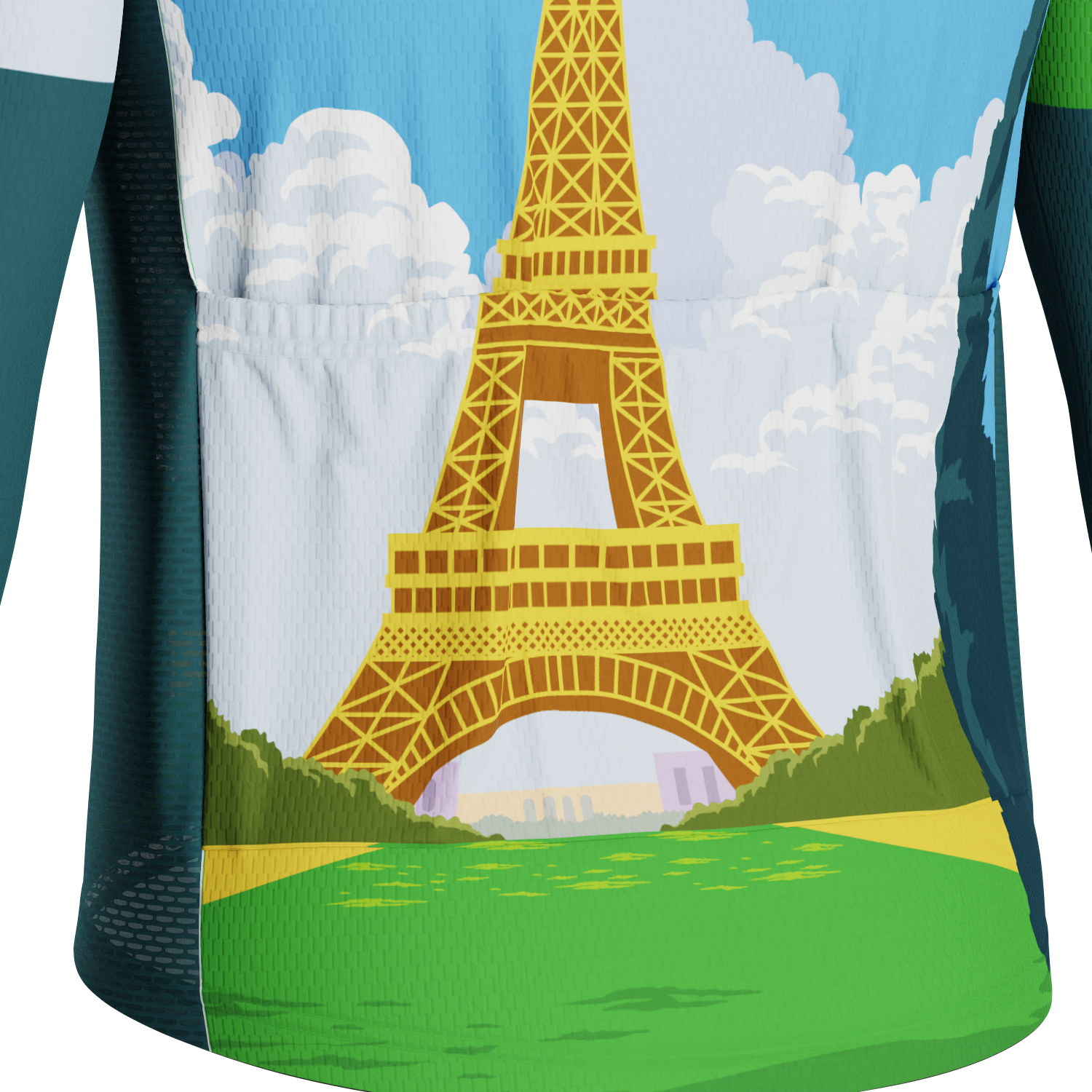 Men's Around The World - Paris Long Sleeve Cycling Jersey