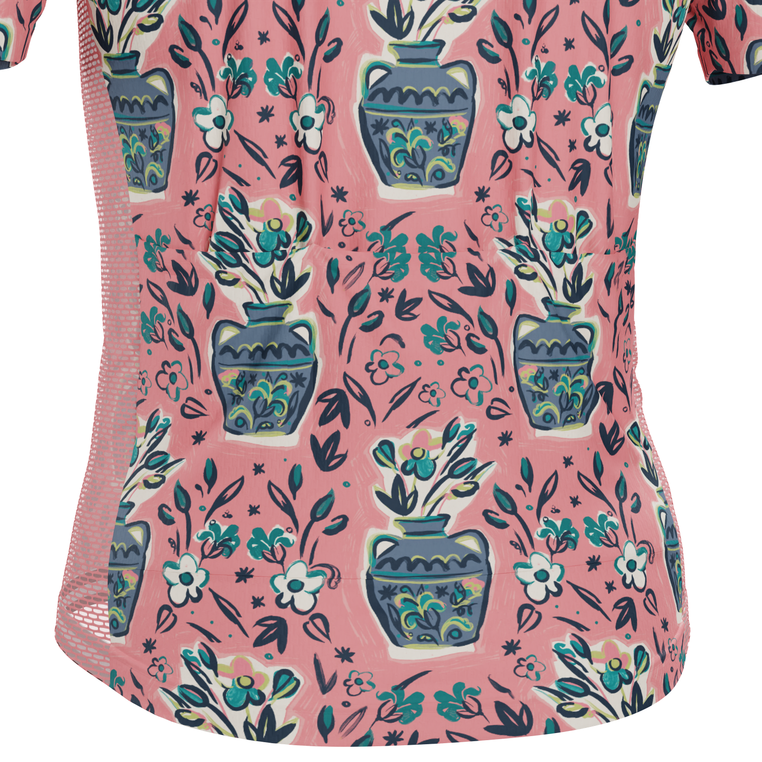 Men's Vases & Flowers Short Sleeve Cycling Jersey