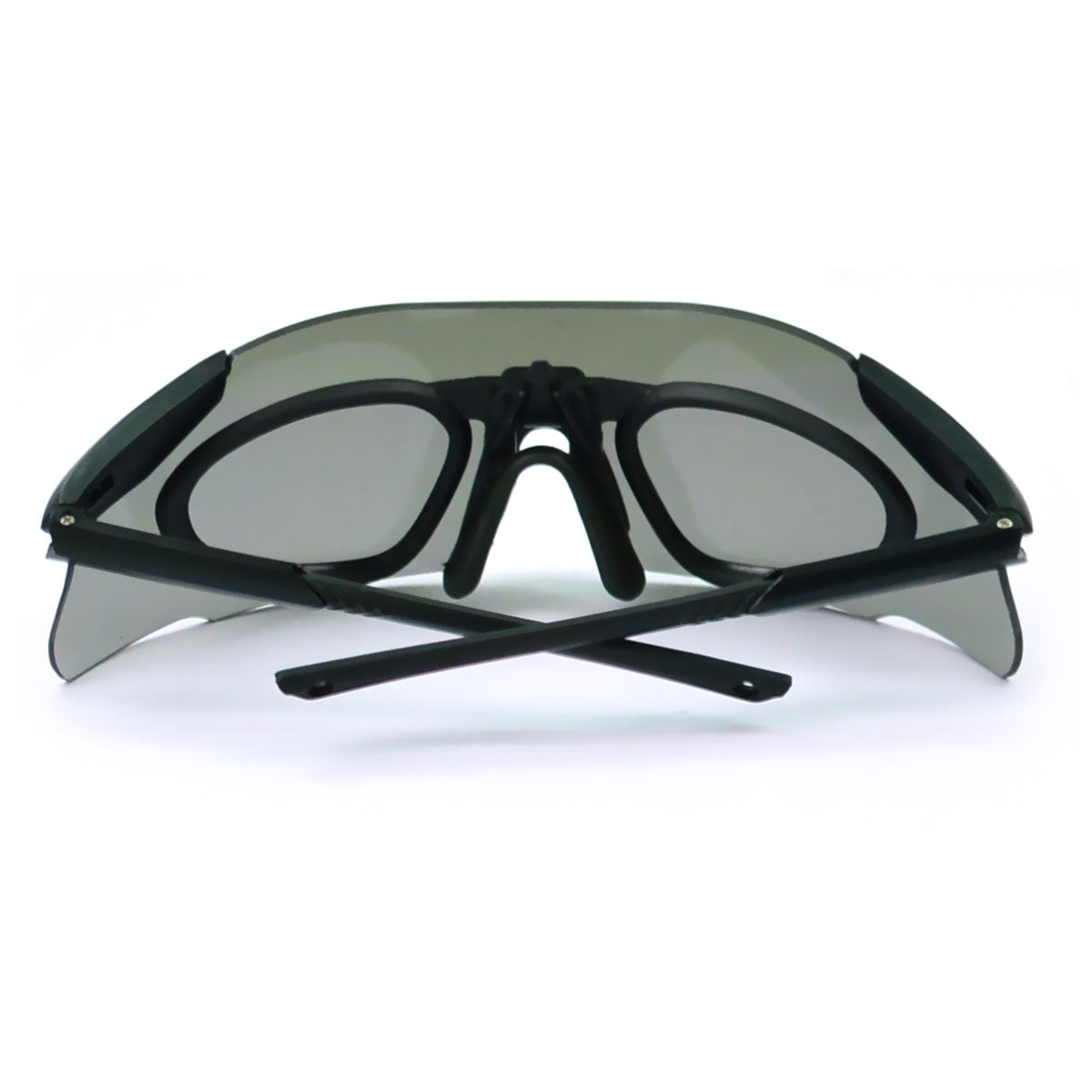 Ultra light thin temple cycling sunglasses with 3 interchangeable color lenses