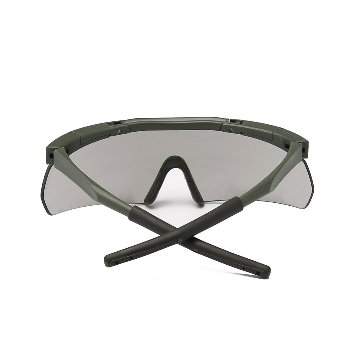 Sporty cycling sunglasses with 3 interchangeable color lenses