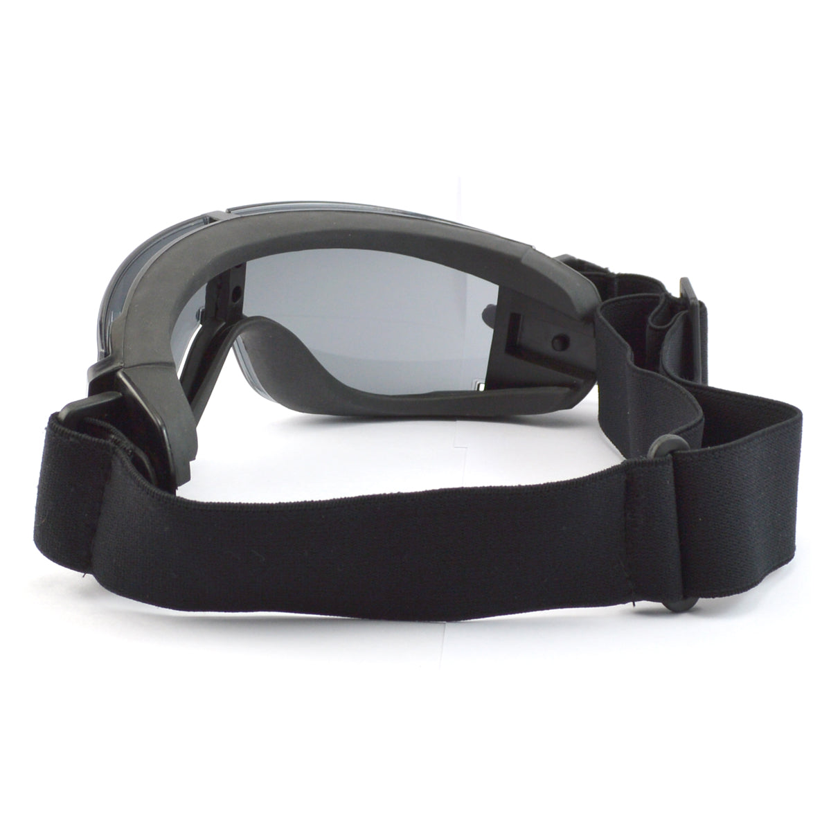 Semi-goggle style cycling sunglasses with interchangeable color lenses
