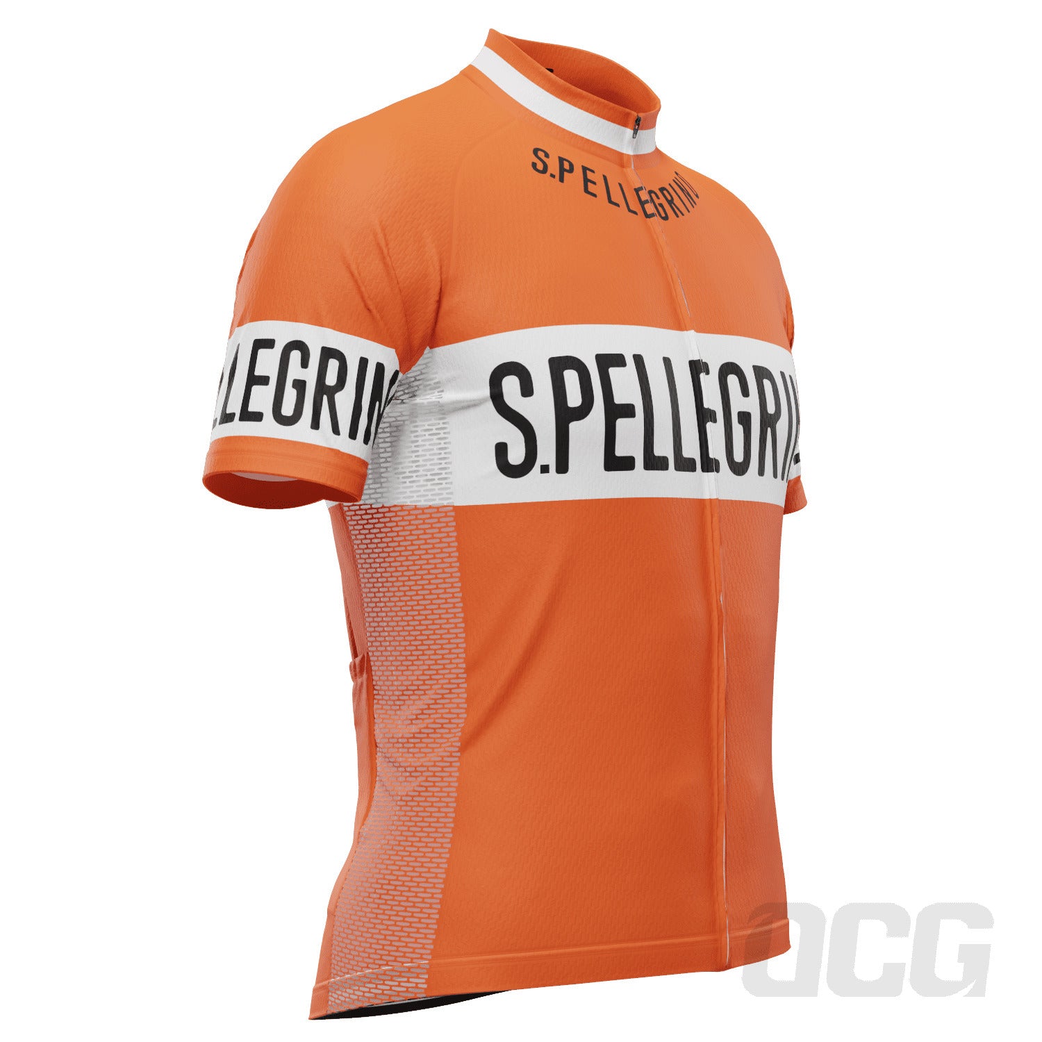 Men's Retro 1976 San Pellegrino Short Sleeve Cycling Jersey