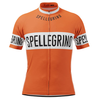 Men's Retro 1976 San Pellegrino Short Sleeve Cycling Jersey