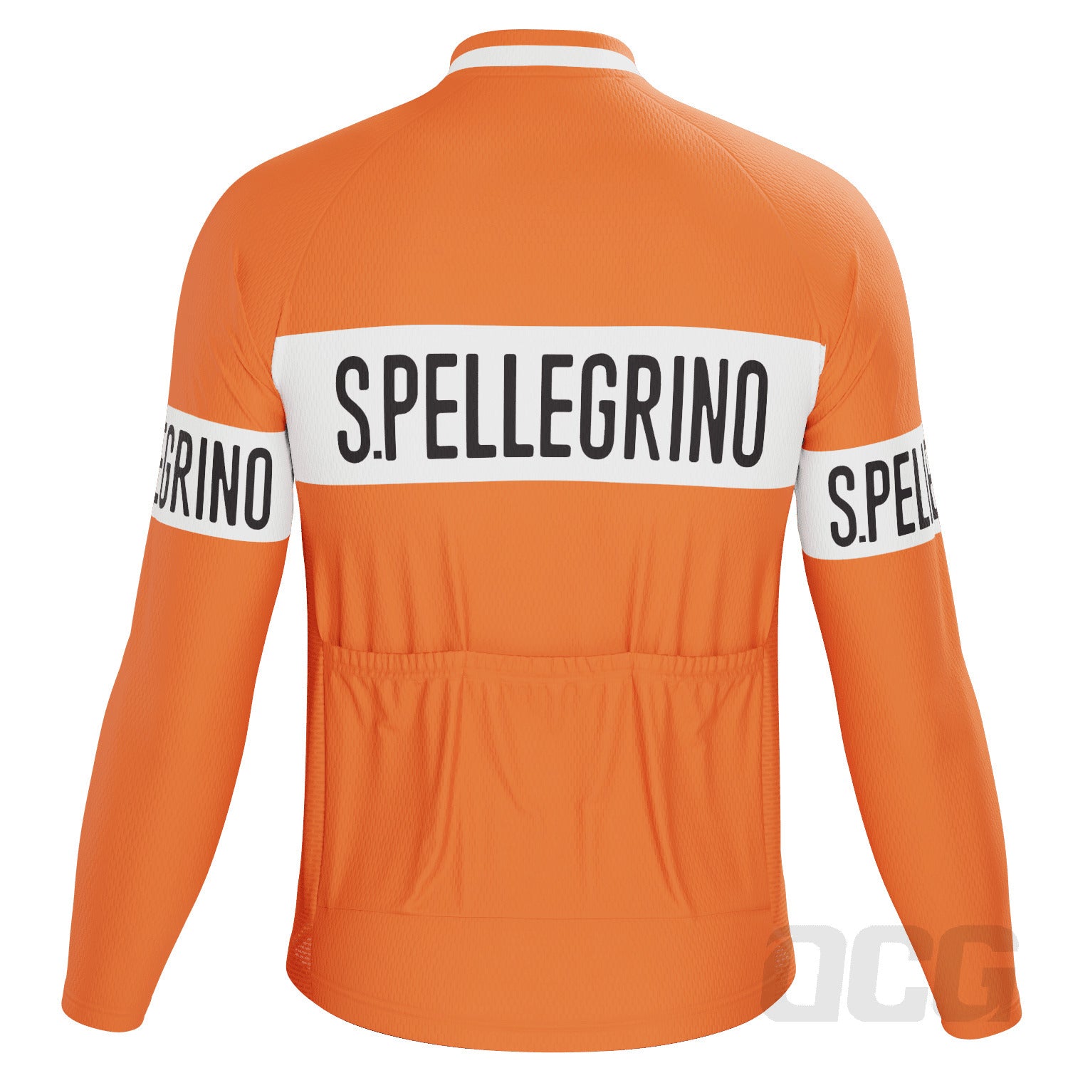 Men's Retro 1976 San Pellegrino Long Sleeve Cycling Jersey