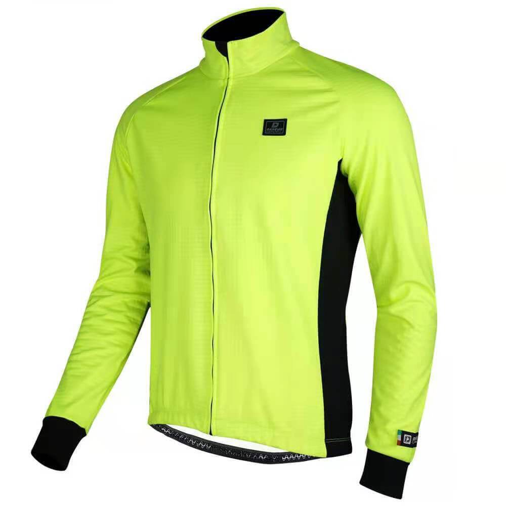 DV Athletic Neo 2 Yellow Thermal Windproof Cycling Jacket