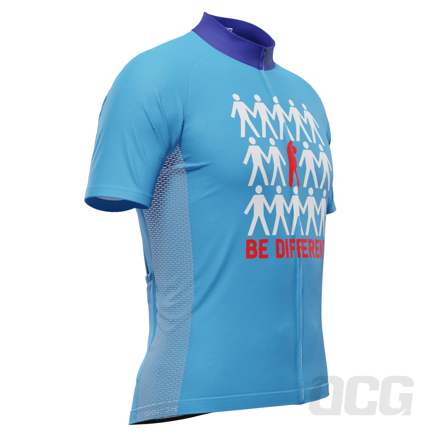 Men's Be Different Short Sleeve Cycling Jersey