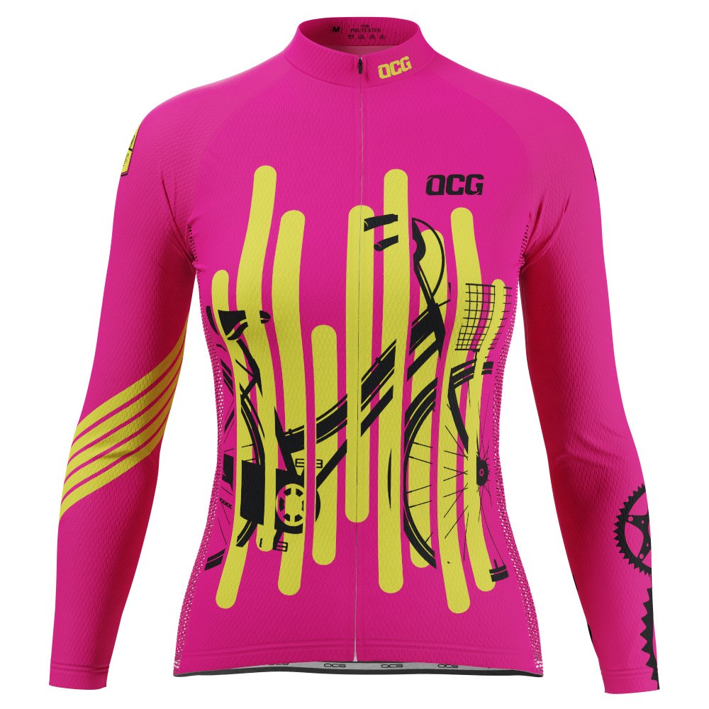 Women's Born To Ride Series 2 Long Sleeve Cycling Jersey