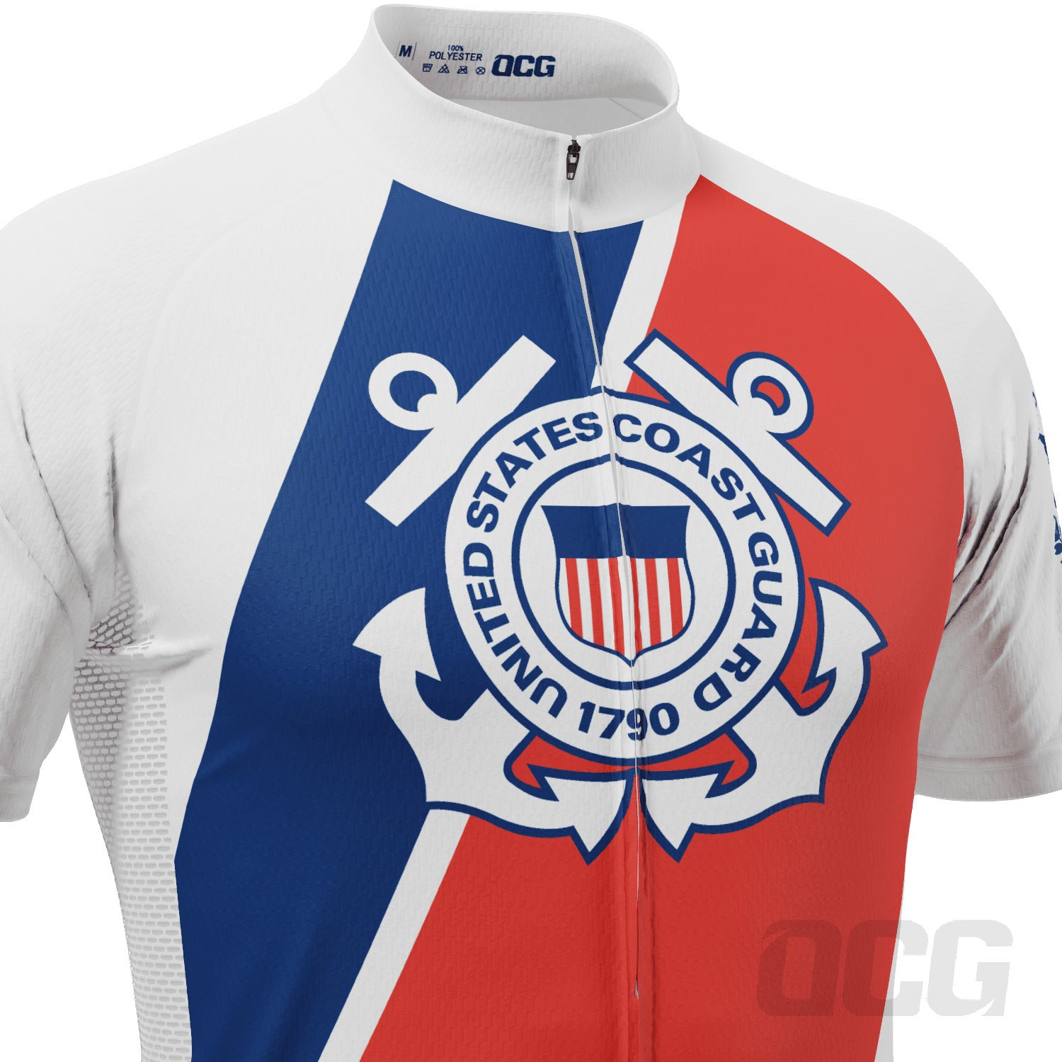 Men's Coast Guard Short Sleeve Cycling Jersey