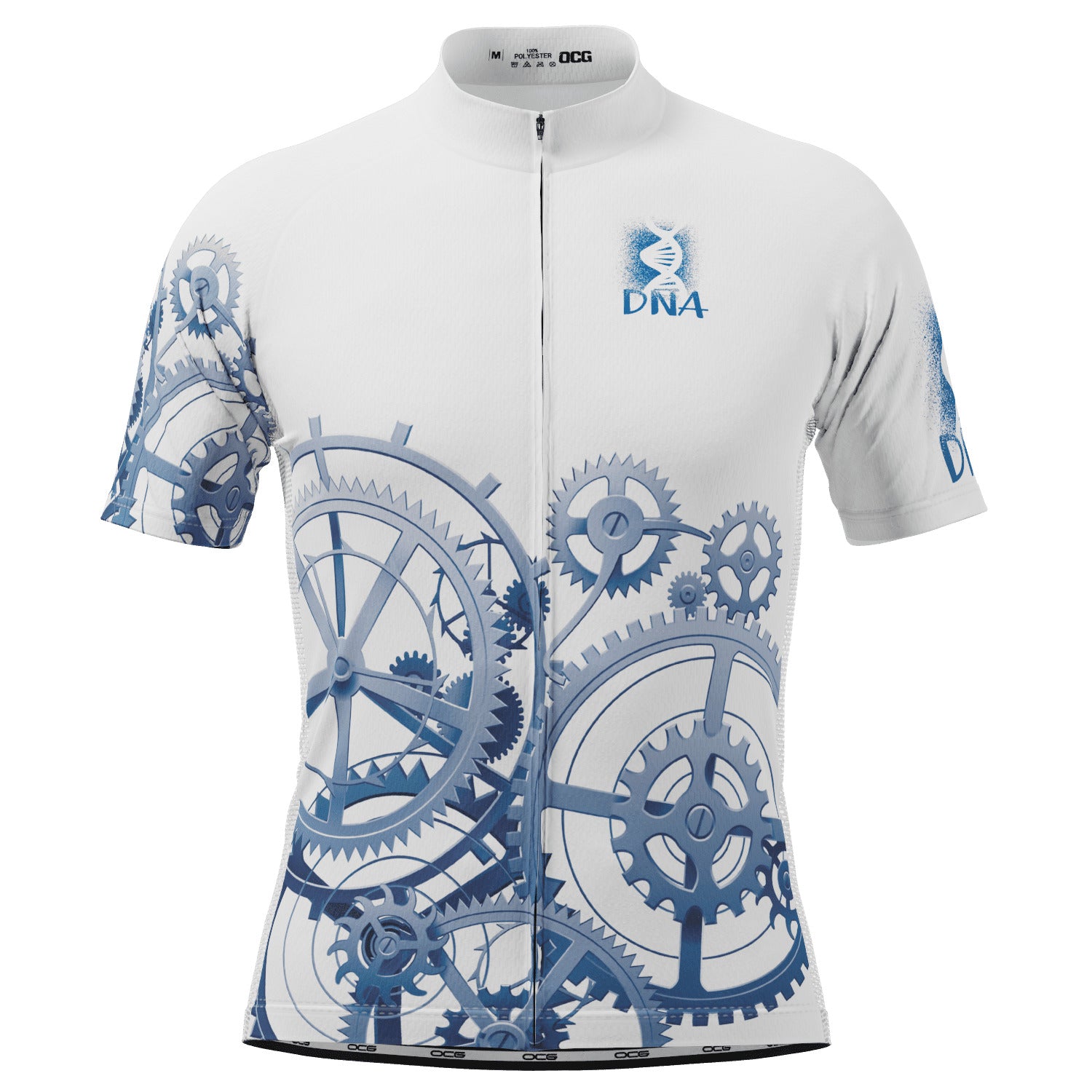 Men's DNA White Short Sleeve Cycling Jersey