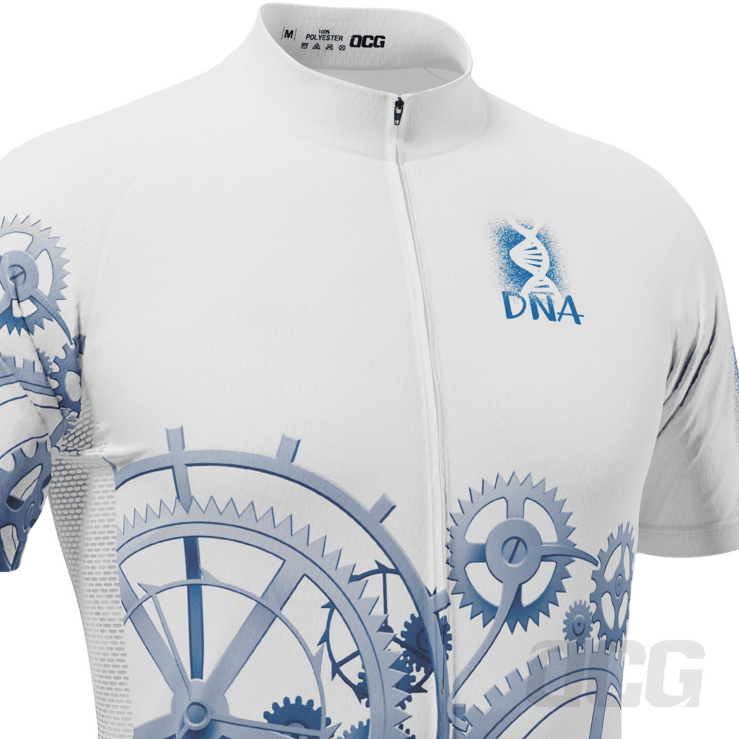Men's DNA White Short Sleeve Cycling Jersey