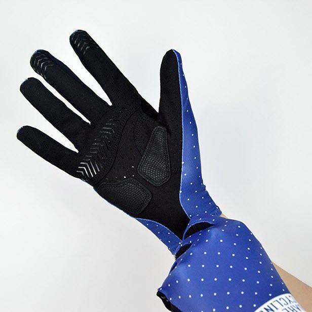 DV Blue Dot Unisex Full Finger Winter Cycling Gloves-DV Athletic-Online Cycling Gear Australia
