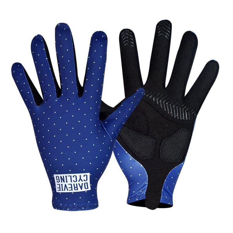 DV Blue Dot Unisex Full Finger Winter Cycling Gloves-DV Athletic-Online Cycling Gear Australia