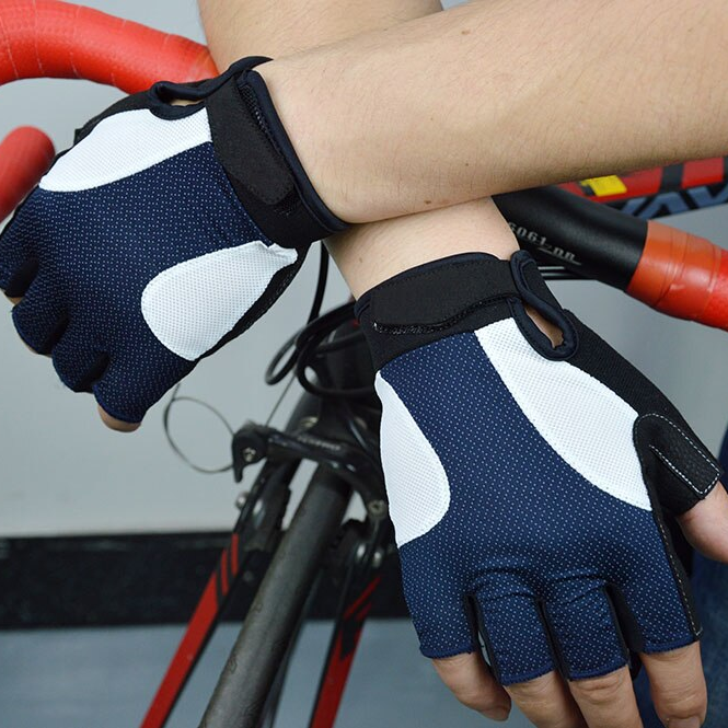 DV Half Tone Fingerless Gel Padded Cycling Gloves – Online Cycling