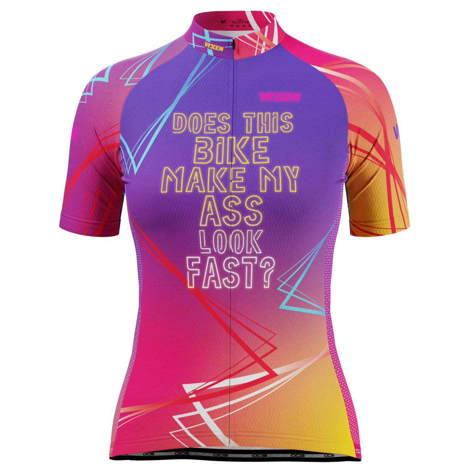 Women's Bike Fast Ass Short Sleeve Cycling Jersey